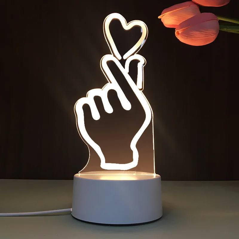 Šviečianti 3D LED Dekoracija - Ranka