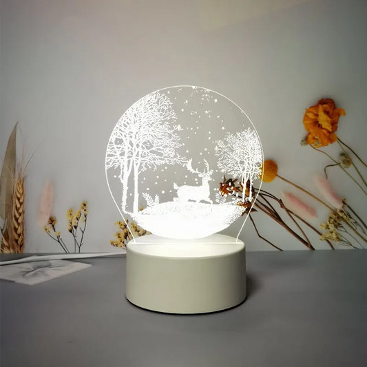 Šviečianti 3D LED Dekoracija - Sniego Rutulys