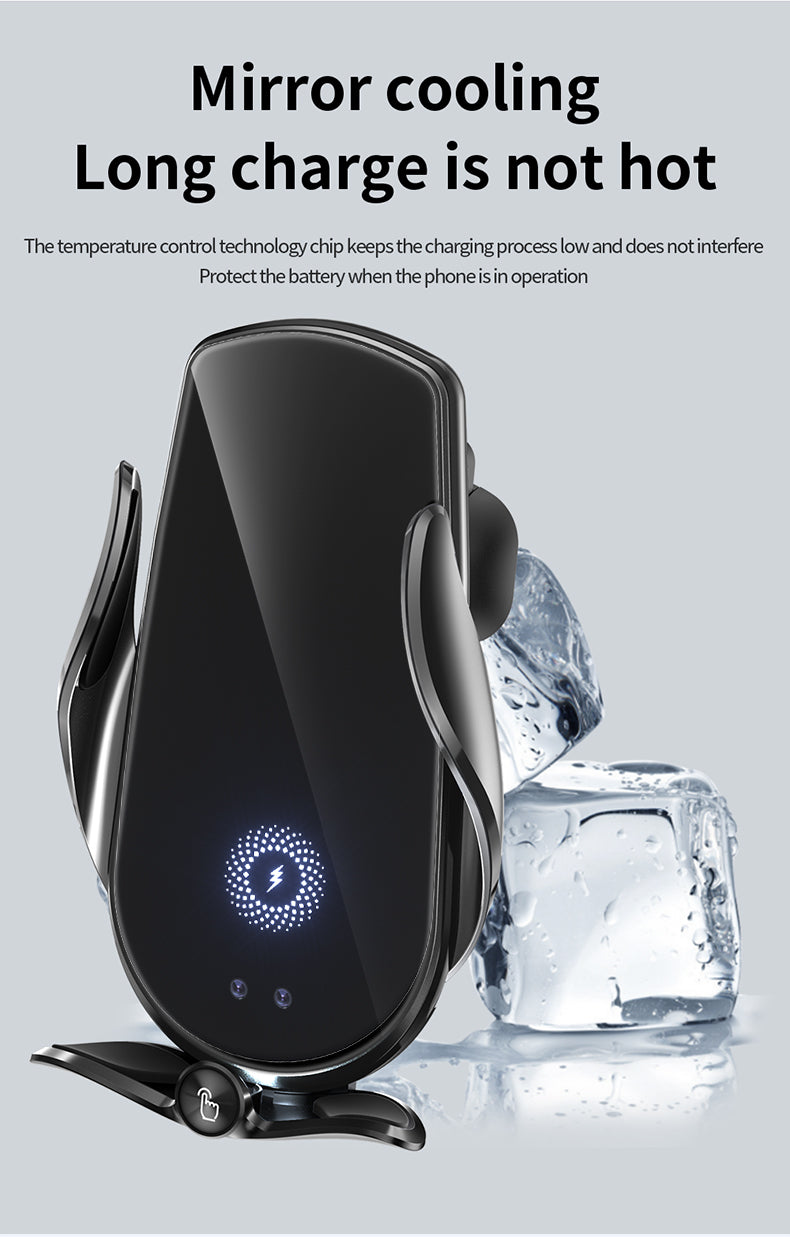 Telefono laikiklis su belaidžio įkrovimo funkcija