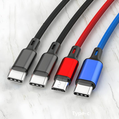 Universalus 4in1 įkrovimo laidas