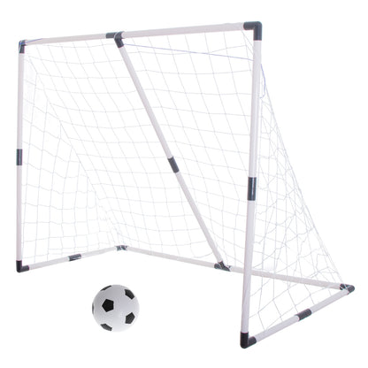 Vaikiški futbolo vartai 2in1 – dideli arba du mažesni (143 × 110 × 70 cm)