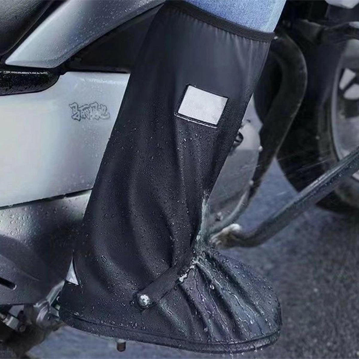 Vandeniui atsparūs batų apdangalai motociklininkams, XL (43–45)