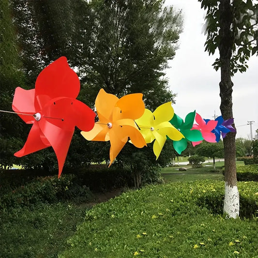 Vėjo malūnėlių girlianda